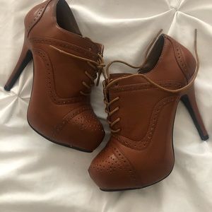 Charlotte Russe heeled booties